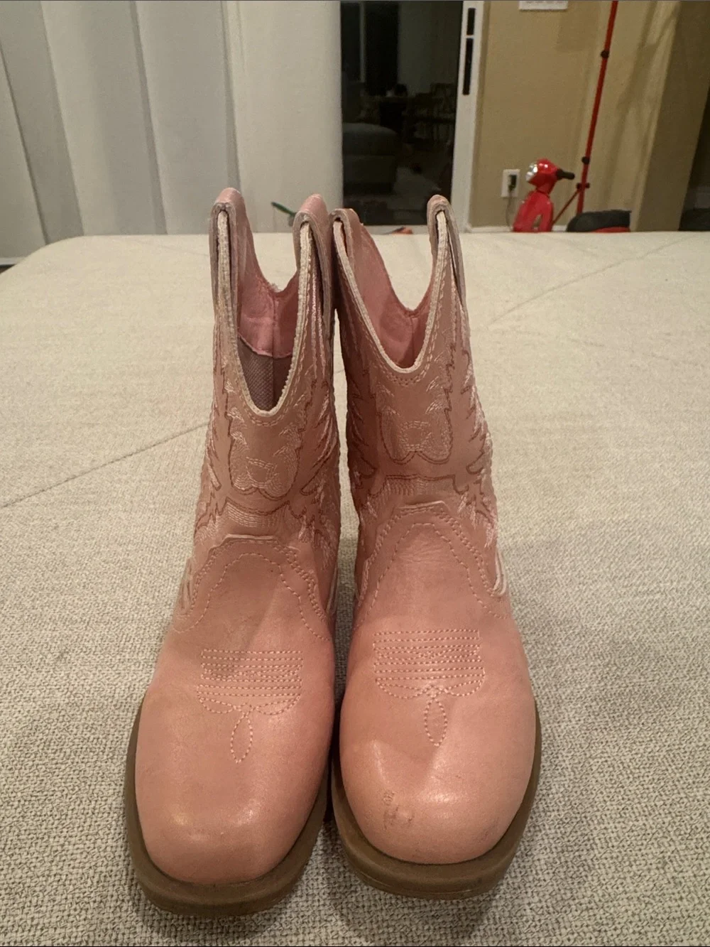 Pink Kids Western Cowboy Boots